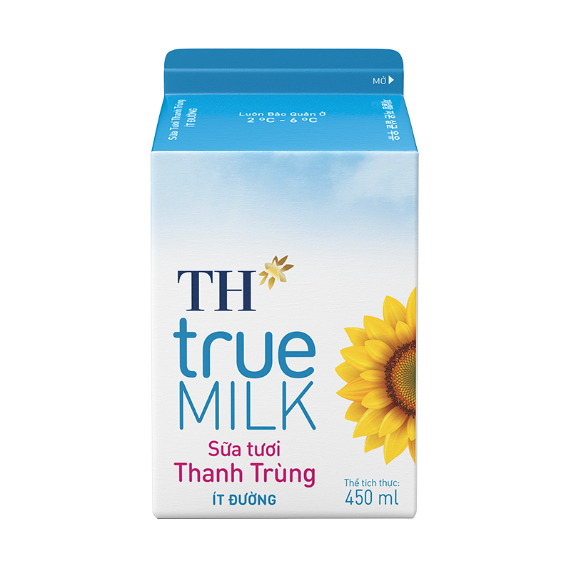  STTh.trùng Ít Đường THtrueMILK 450ml 
