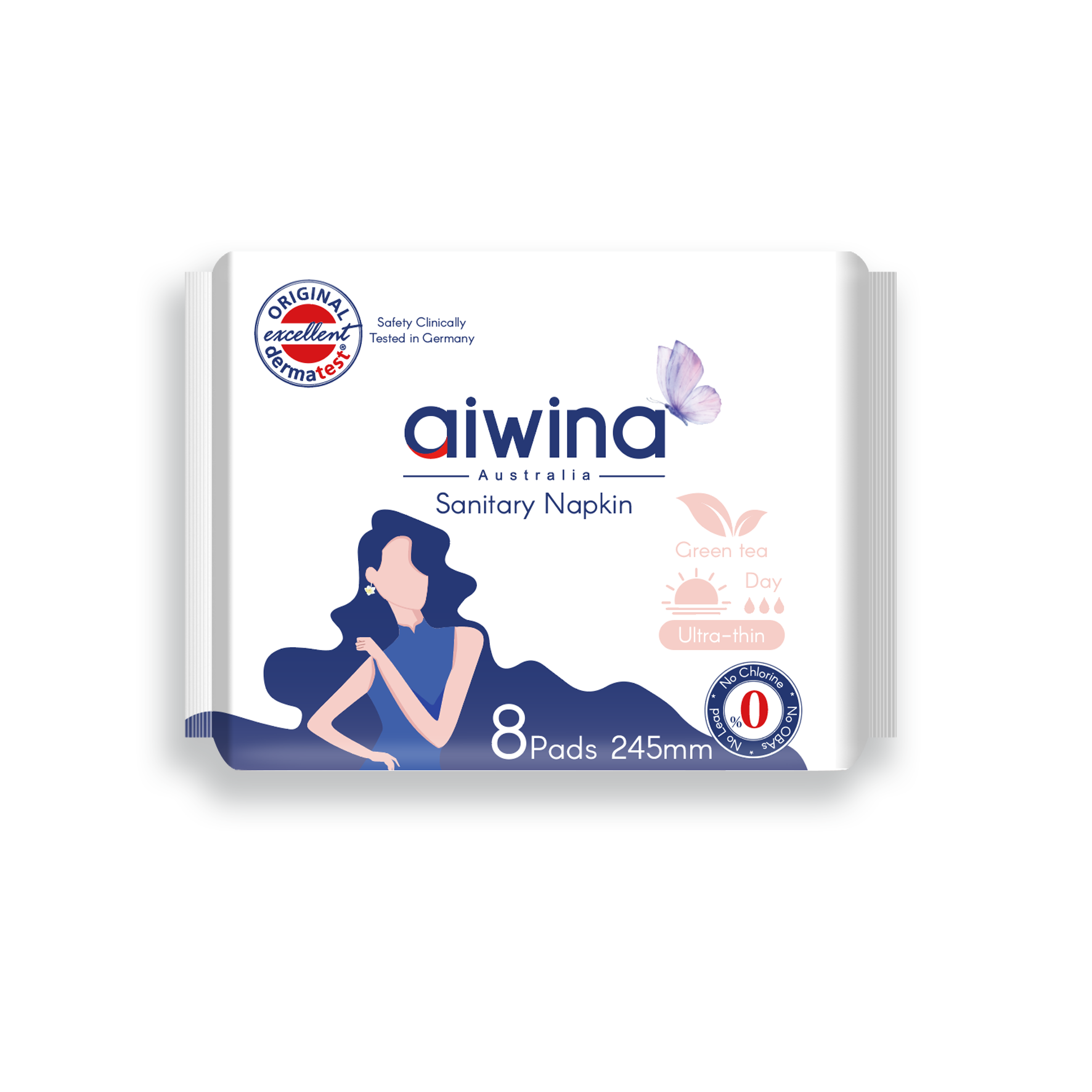  BVS Aiwina Siêu mềm - mỏng cánh Hàng ngày 16 - 8x80 