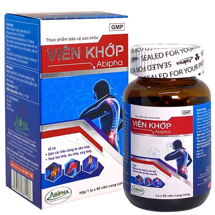  Viên khớp Abipha (hộp 60 viên - 108 hộp/thùng) 
