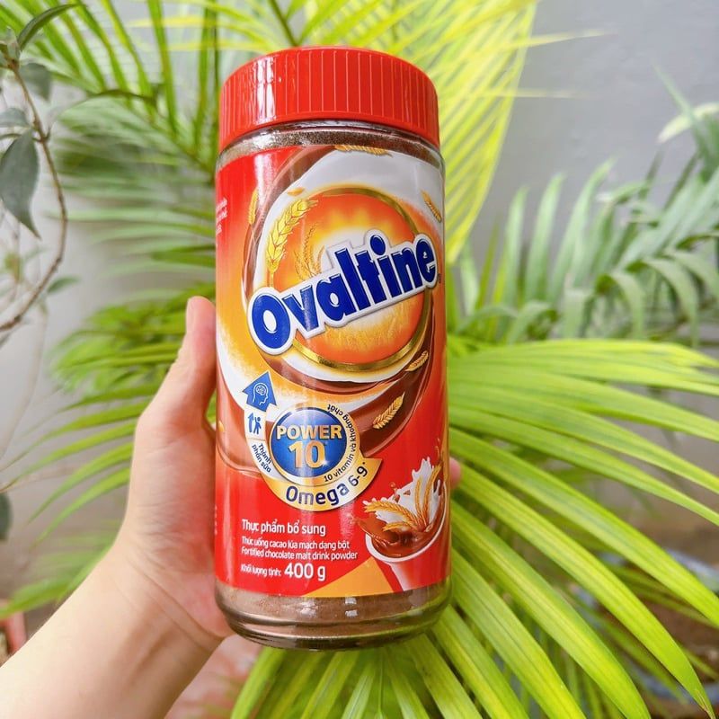  (SP Tháng 9) TPBS:THUC UONG CACAO LUA MACH DANG BOT OVALTINE (P10) 2X CANXI 400 G X 12 HU 