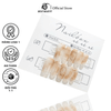 Nailbox form vuông dài họa tiết vẽ nổi loang vân đá màu hồng BentBeauty