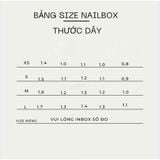  Nailbox thiết kế ẩn xà cừ họa tiết trái tim ngọc trai BentBeauty 