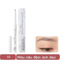 Chì kẻ mắt siêu mảnh lâu trôi Bom wonderproof gel slim eyeliner