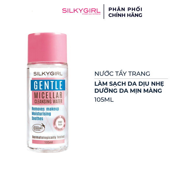 NƯỚC TẨY TRANG DỊU NHẸ SILKYGIRL GENTLE MICELLAR CLEANSING WATER