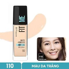 Kem nền Maybelline Fit me matte poreless