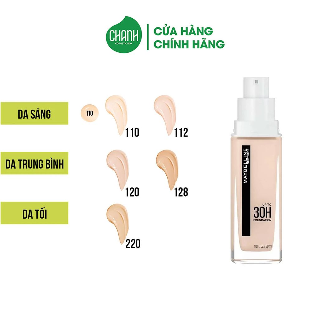 Kem Nền Lâu Trôi Maybelline Superstay Long Lasting Full Coverage Foundation 30ml