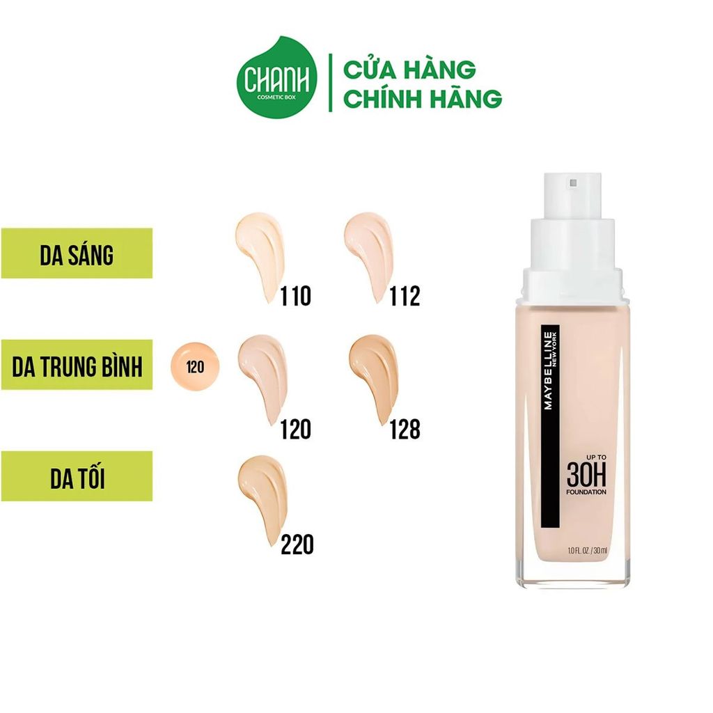 Kem Nền Lâu Trôi Maybelline Superstay Long Lasting Full Coverage Foundation 30ml