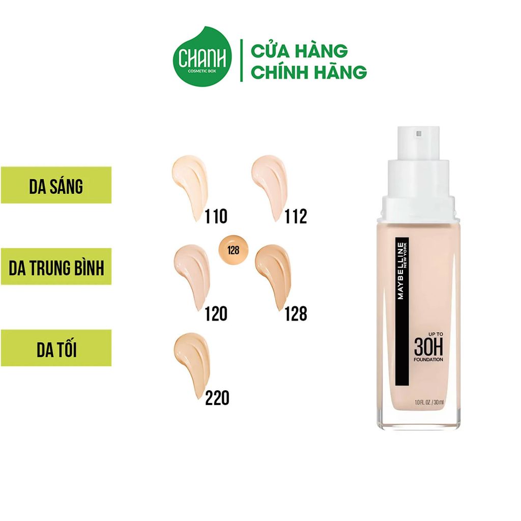 Kem Nền Lâu Trôi Maybelline Superstay Long Lasting Full Coverage Foundation 30ml