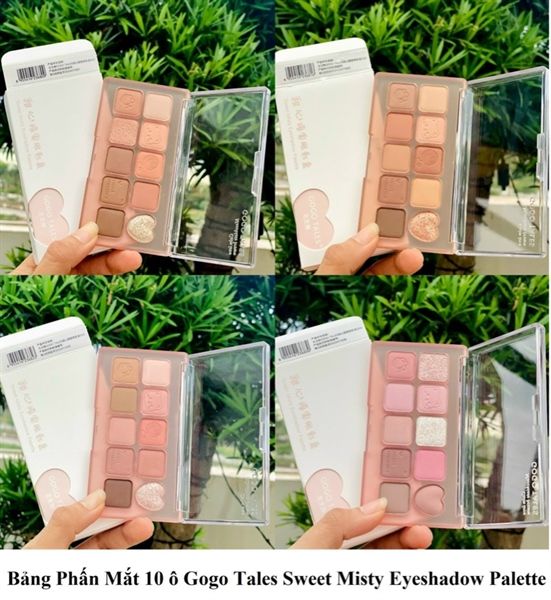Bảng Phấn Mắt 10 Ô Gogo Tales Sweet Misty Eyeshadow Palette