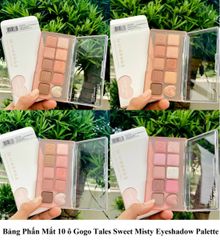 Bảng Phấn Mắt 10 Ô Gogo Tales Sweet Misty Eyeshadow Palette