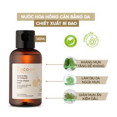 Nước hoa hồng bí đao Cocoon Winter melon toner