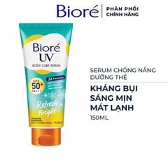 Serum Chống Nắng Dưỡng Thể Kháng Bụi Mát Lạnh Biore UV SPF 50+/PA+++