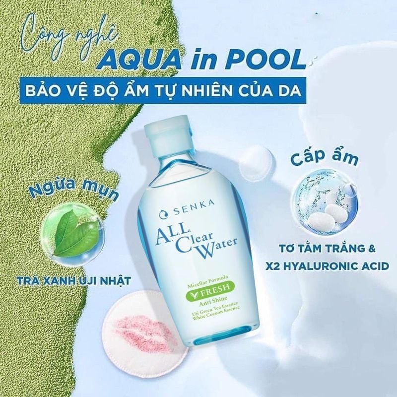 Nước tẩy trang Senka All Clear Water Fresh
