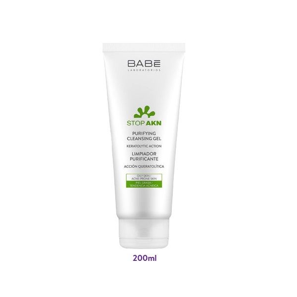 Sữa Rửa Mặt BABE - BABÉ Stop Akn Purifying Cleansing Gel Cho Da Dầu Mụn