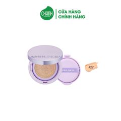 Phấn Nước Cushion Aprilskin Ultra Slim SPF50+ PA+++ Màu Tím 15g