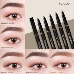 Chì Kẻ Mày Nét Mảnh, Lâu Trôi Karadium Auto Eyebrow Pencil 0.18g