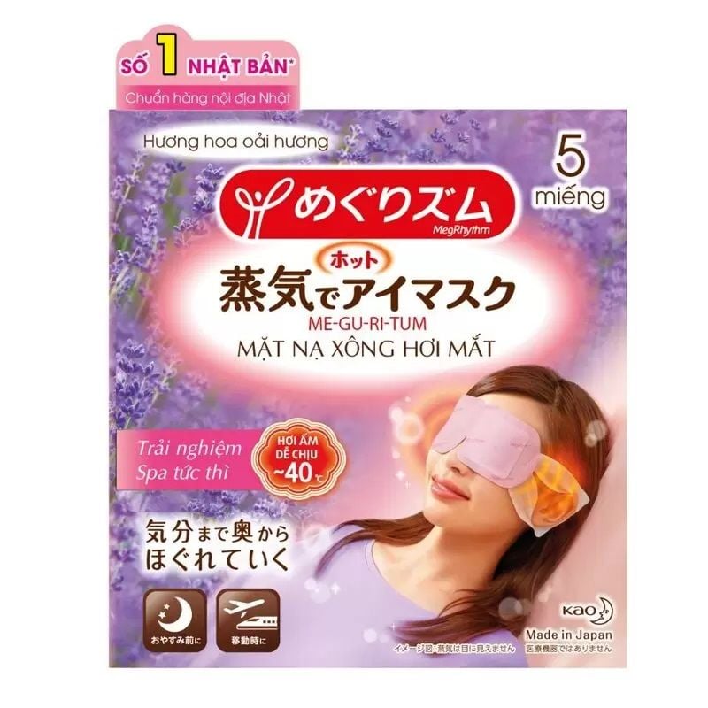 MẶT NẠ XÔNG HƠI MẮT MEGRHYTHM 5 MIẾNG