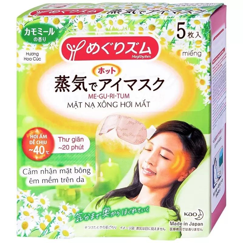 MẶT NẠ XÔNG HƠI MẮT MEGRHYTHM 5 MIẾNG