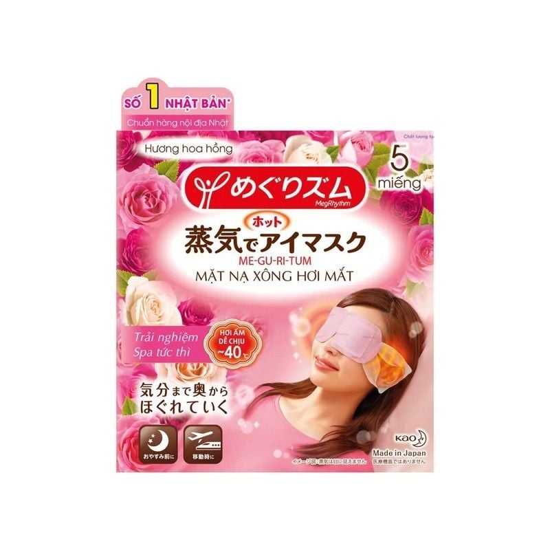 MẶT NẠ XÔNG HƠI MẮT MEGRHYTHM 5 MIẾNG