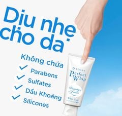Sữa rửa mặt Senka Perfect white clay