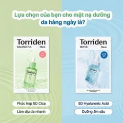 Mặt nạ Torriden dive in low molecular hyaluronic acid mask