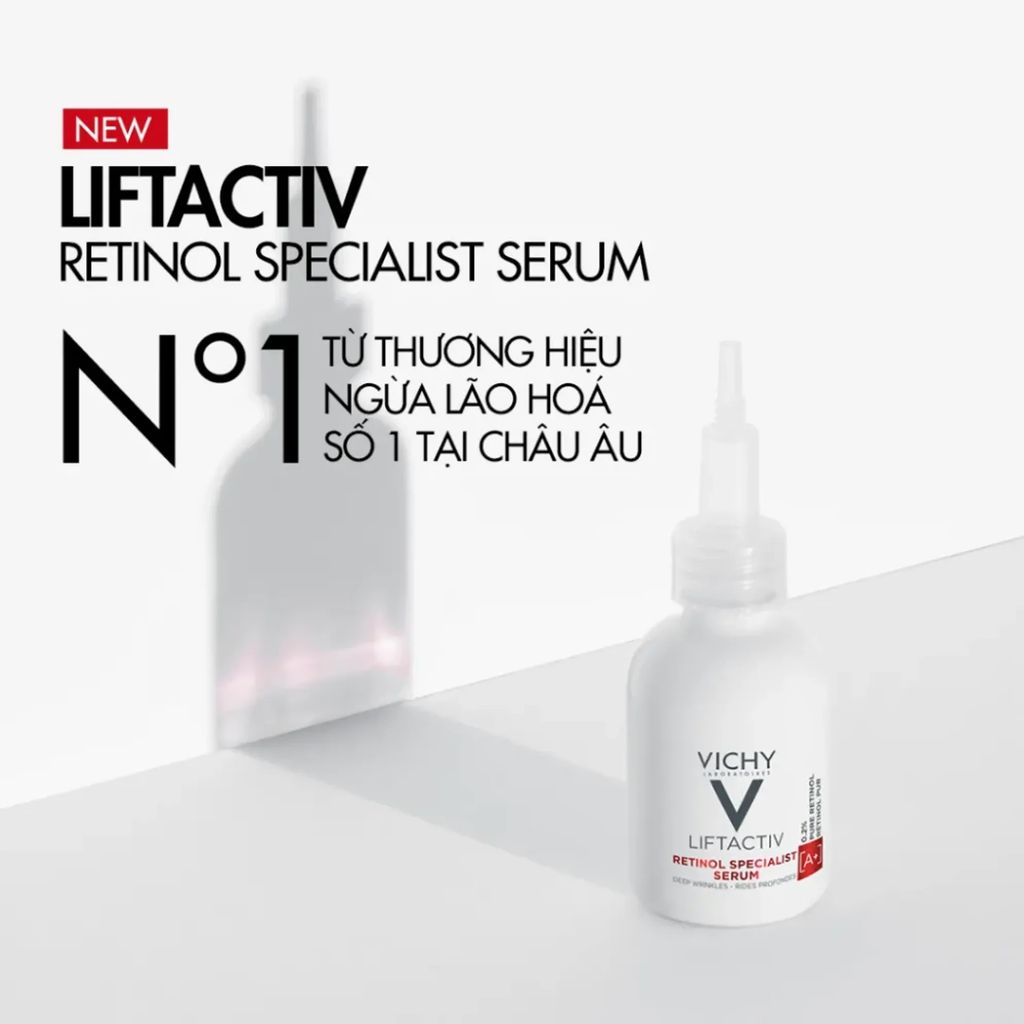 Tinh Chất Cải Thiện Nếp Nhăn Sâu Vichy Liftactiv Retinol 0.2% 30ml