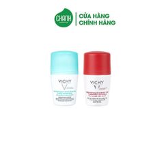 Lăn Khử Mùi Vichy Detranspirant Intensif 72H 48h Anti - Perspirant (50ml)