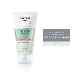 Gel Rửa Mặt Eucerin Treatment Gel To Foam Cleanser