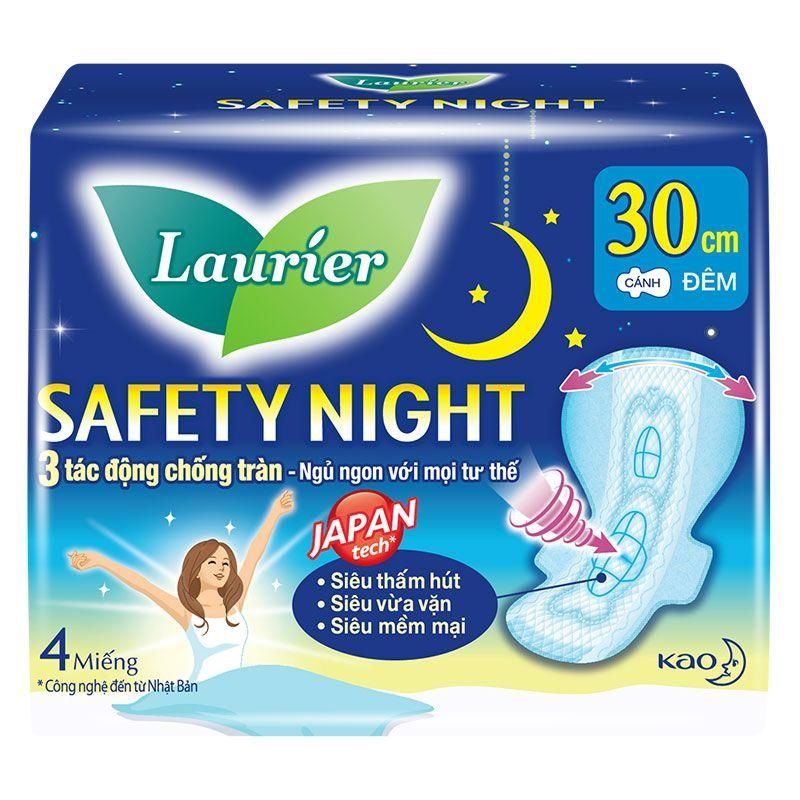 BVS Laurier, băng vệ sinh ban đêm và hàng ngày Nhật Bản