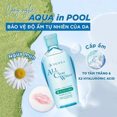 Nước Tẩy Trang Senka  All Clear Water Micellar Formula  Ngăn Ngừa Mụn 230ml