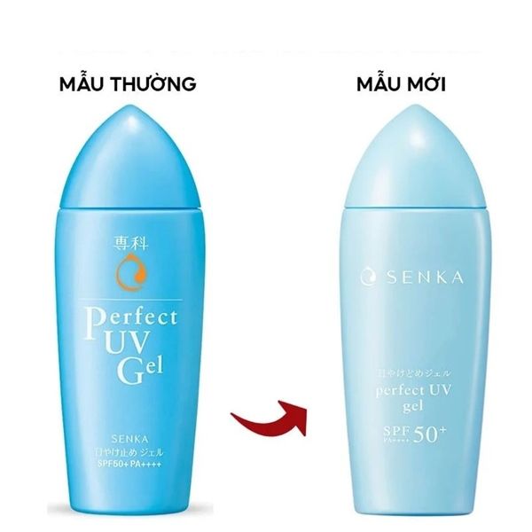 Gel Sữa Chống Nắng Dưỡng Ẩm Senka Perfect UV Gel SPF 50+/PA++++  80ml