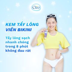 Combo Kem tẩy lông Cleo viền bikini 50g+ tẩy TBC cà phê