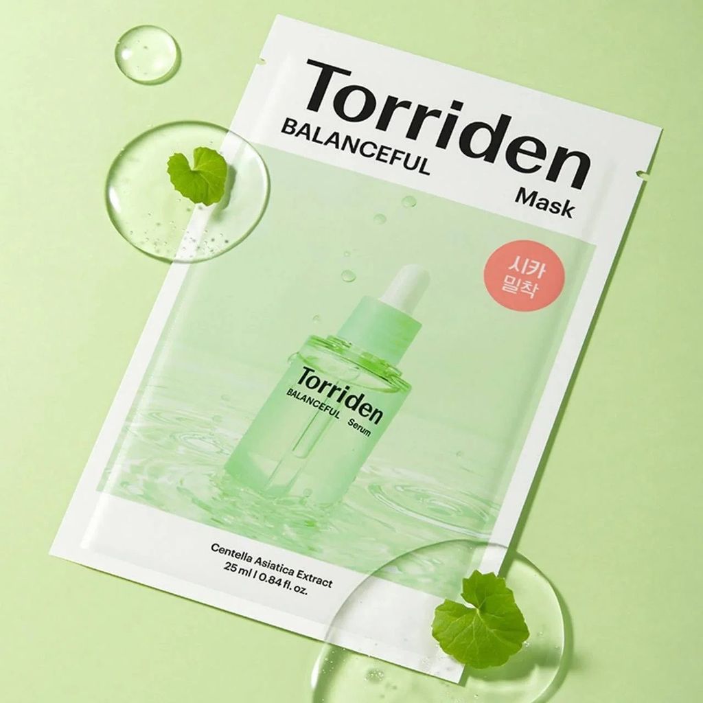 Mặt Nạ giấy Torriden Balanceful Cica xanh lá