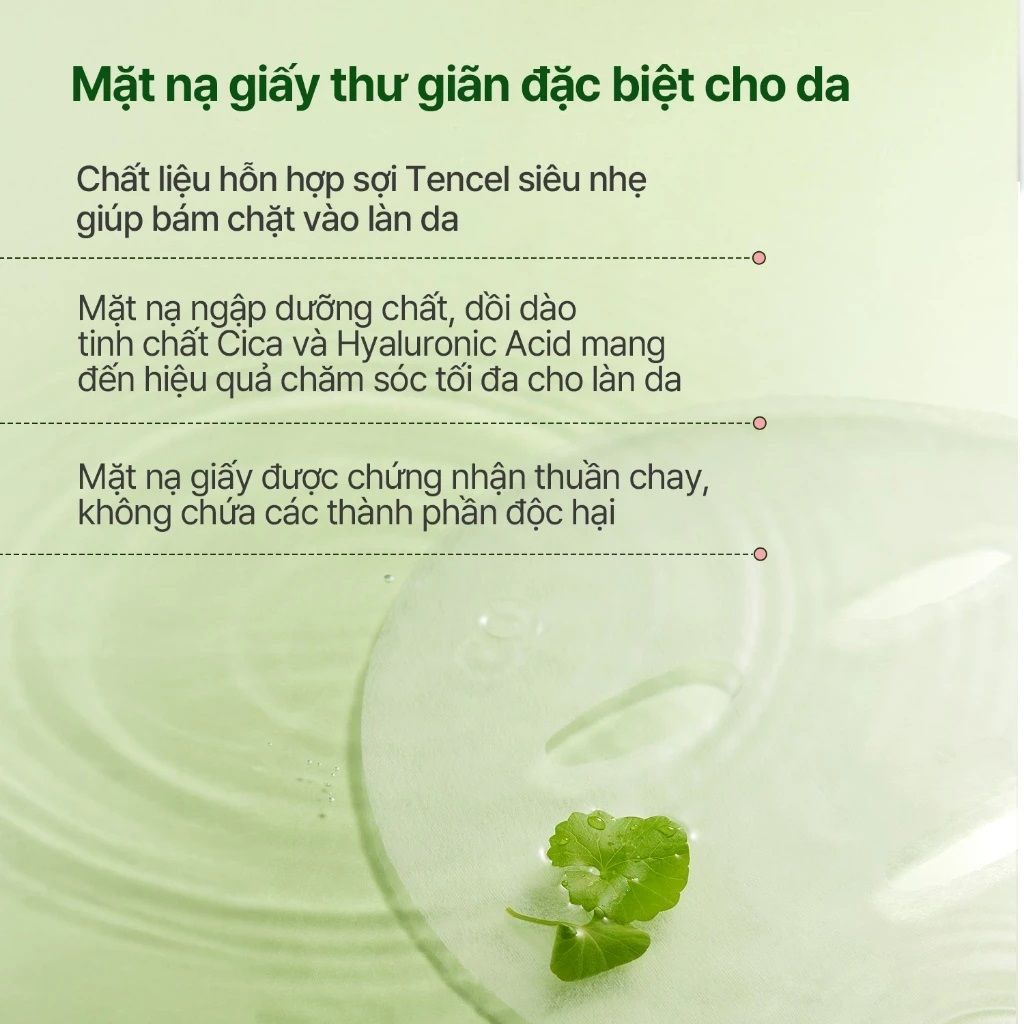 Mặt Nạ giấy Torriden Balanceful Cica xanh lá