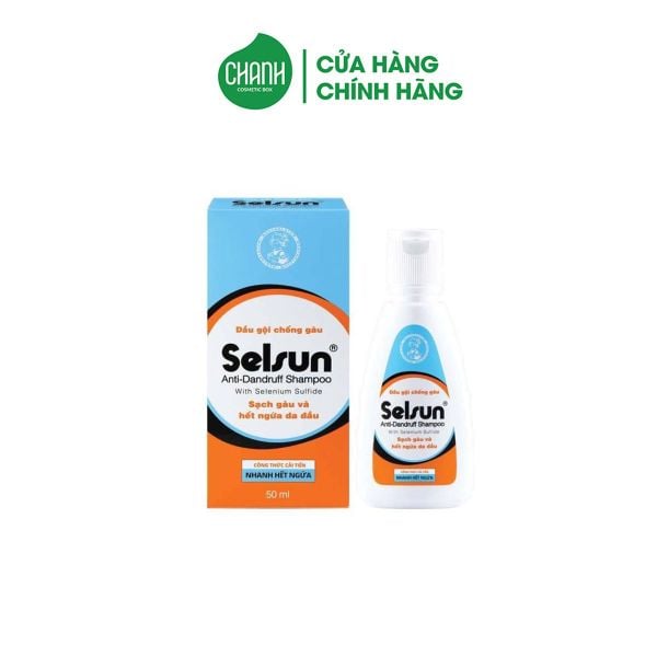 Dầu Gội Giảm Gàu, Làm Sạch Gàu Selsun Anti-Dandruff Shampoo 100ml