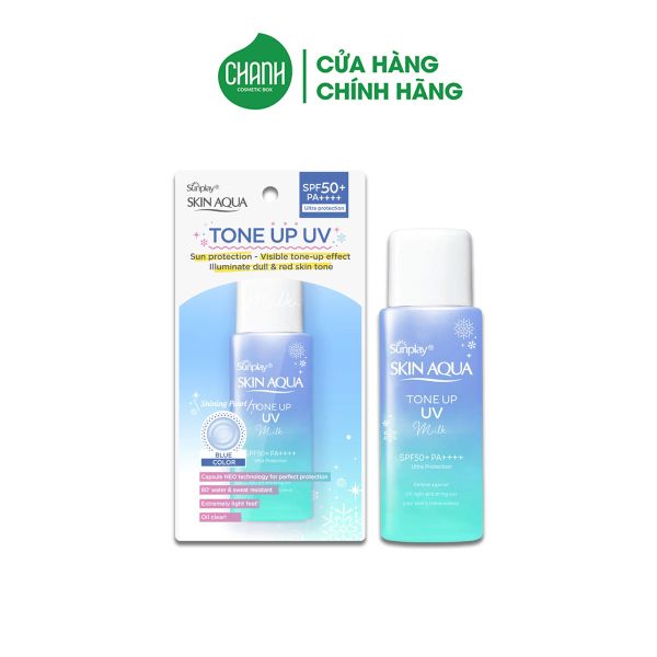 Sữa chống nắng Sunplay Skin Aqua tone up UV Blue 50g