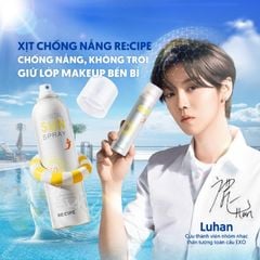 Xịt chống nắng RE:CIPE Crystal Sun Spray max 180ml