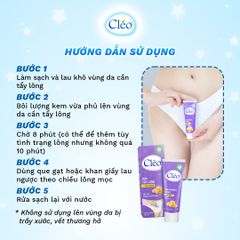 Combo Kem tẩy lông Cleo viền bikini 50g+ tẩy TBC cà phê