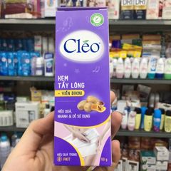 Combo Kem tẩy lông Cleo viền bikini 50g+ tẩy TBC cà phê