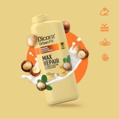 Dầu gội Dicora Urban Fit dành cho tóc hư tổn chiết xuất tinh dầu Macca 400ml