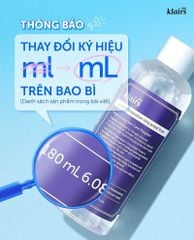 Nước Hoa Hồng Klairs Supple Preparation Toner 180ml