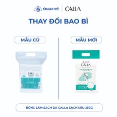 Bông tẩy trang Bông Bạch Tuyết Calla Sạch Sâu và Mềm Mịn