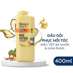 Dầu gội Dicora Urban Fit dành cho tóc hư tổn chiết xuất tinh dầu Macca 400ml
