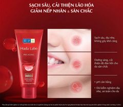 Sữa Rửa Mặt Hada Labo Cải Thiện Nếp Nhăn, Lão Hóa Da Pro Anti Aging Lifting Cleanser 80g