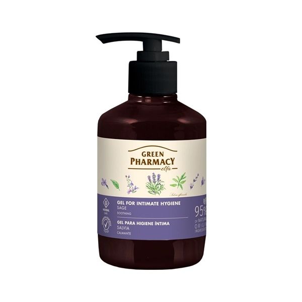Dung Dịch Vệ Sinh Phụ Nữ Green Pharmacy Kháng Khuẩn 370ml