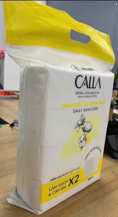 Bông tẩy trang Bông Bạch Tuyết Calla Sạch Sâu và Mềm Mịn