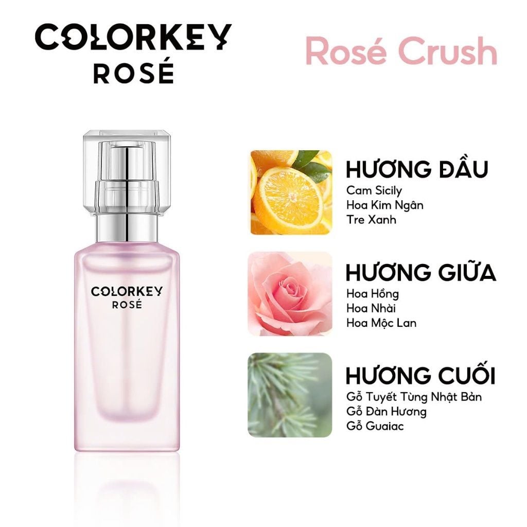 Nước hoa Colorkey rosé rosé crush perfume