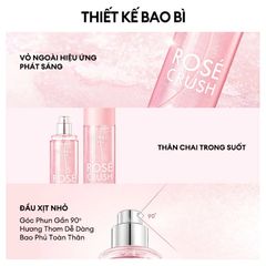 Xịt thơm Colorkey body mist rose crush 100ml
