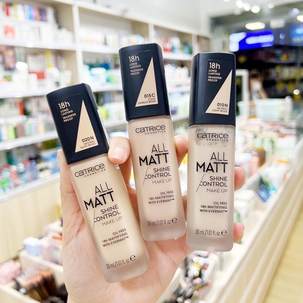Kem nền Catrice All Matt 18h