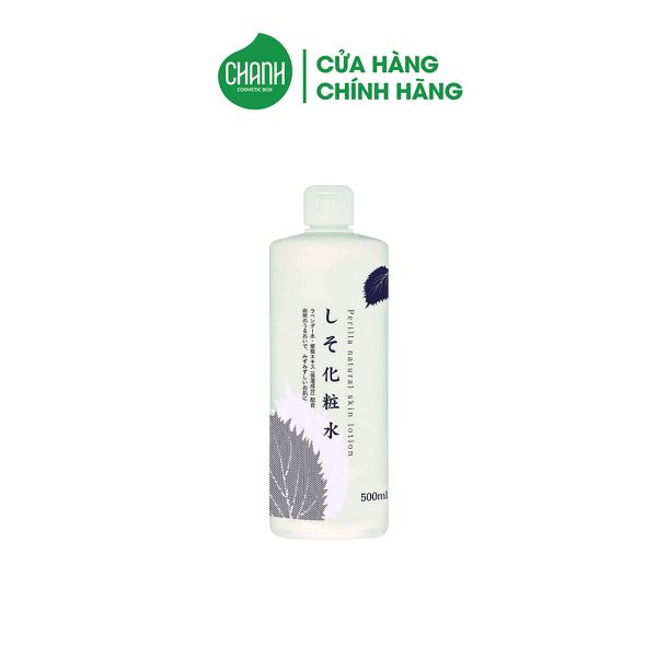 Nước hoa hồng tía tô Perilla Natural Skin Lotion Nhật bản 500ml
